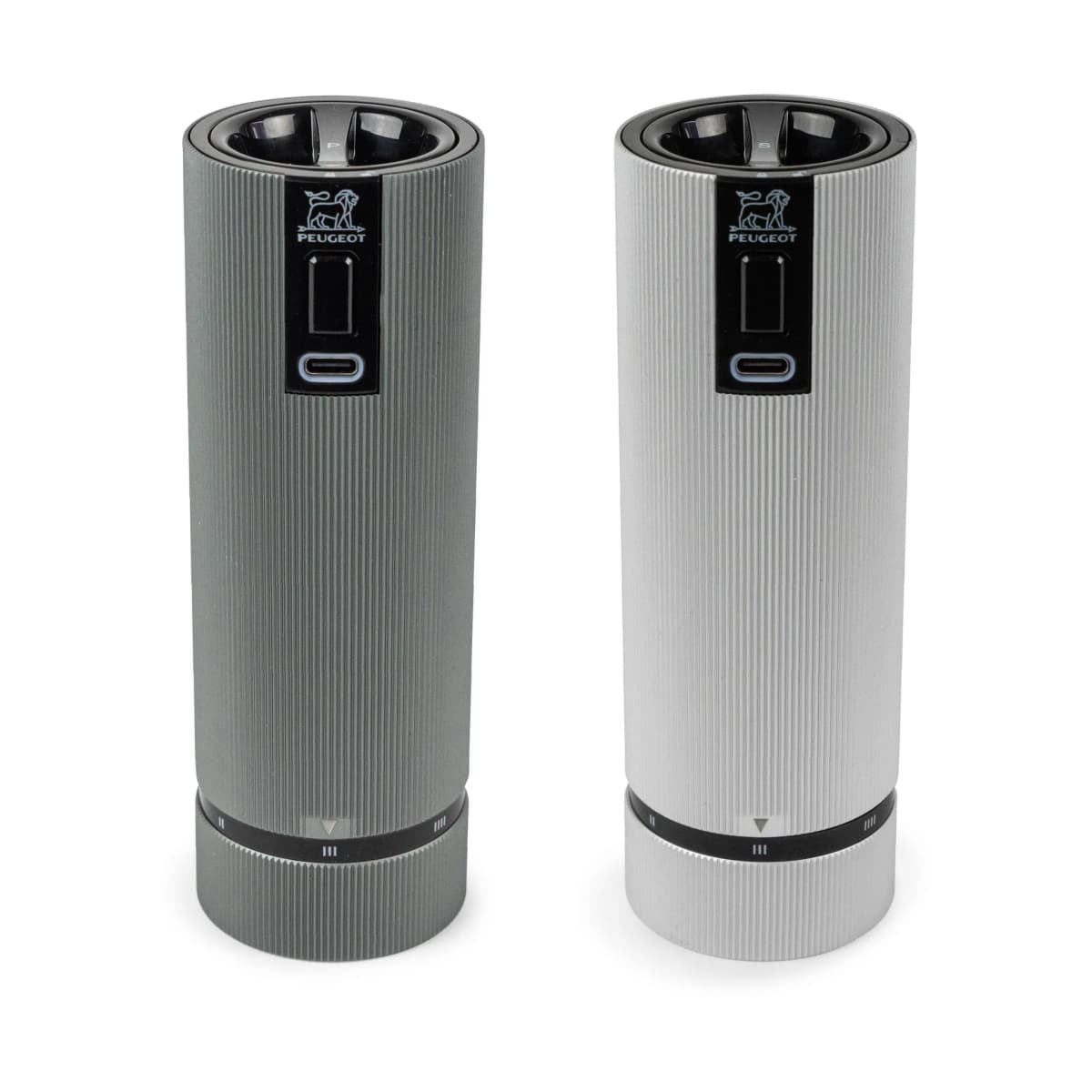 Line Z DUO Electric salt-og pepperkvern 2 deler, Aluminium-carbon
