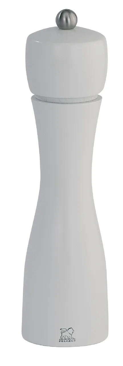 Tahiti saltkvern 20 cm, Matt hvit