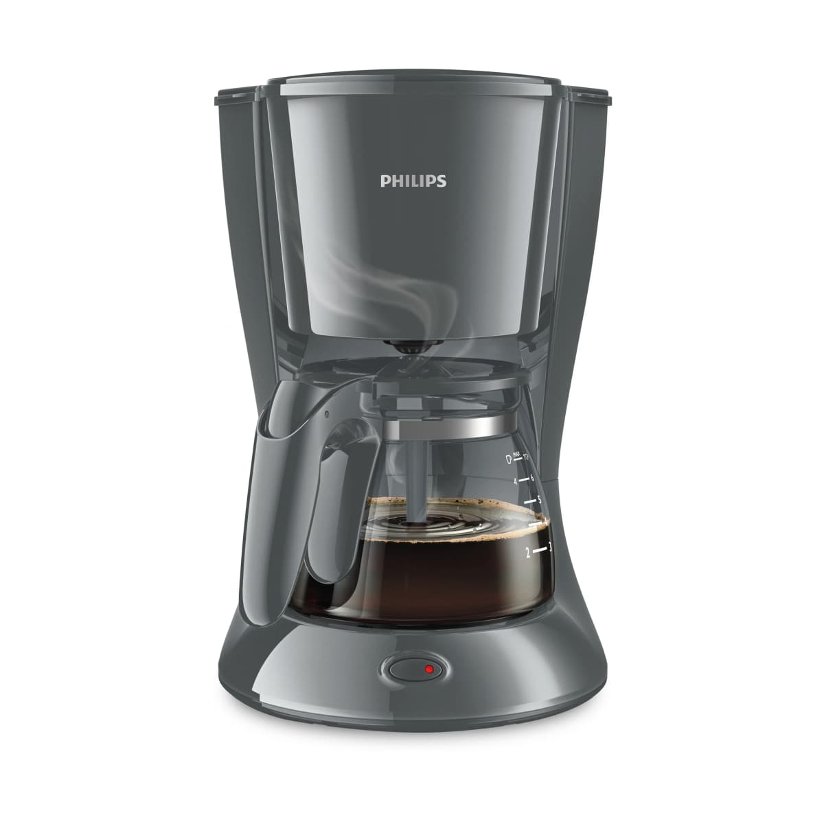 Daily kaffetrakter mini glass HD7432/10, Grey