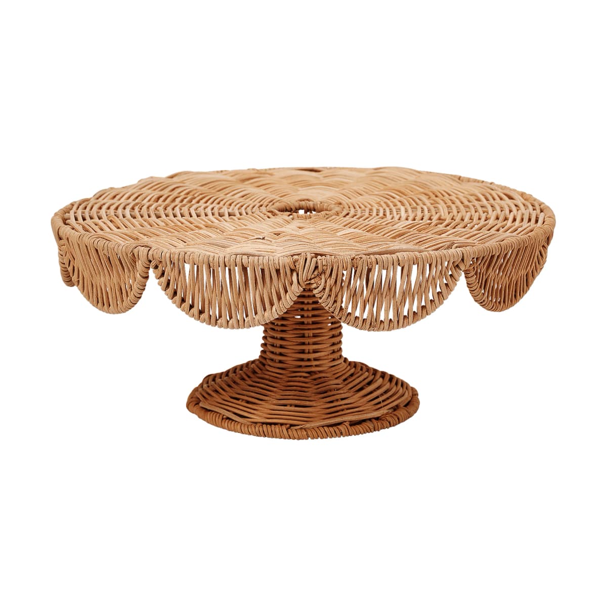 Scallop Cake serveringsfat, Natural, 30x12 cm