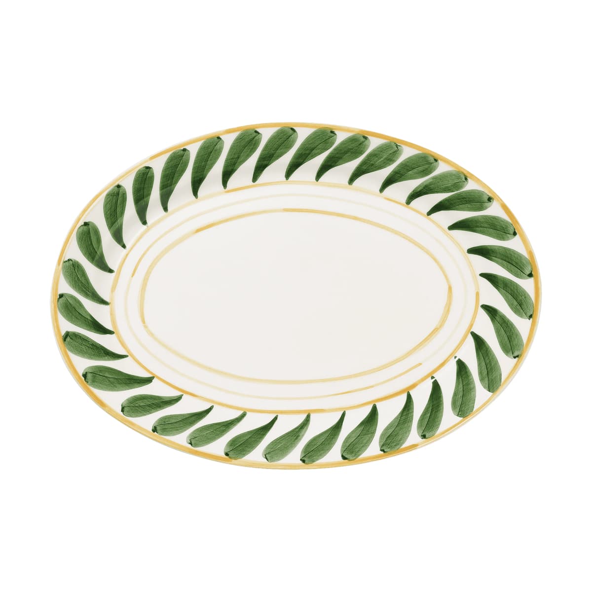 Swirl serveringsfat, Green, 32 cm