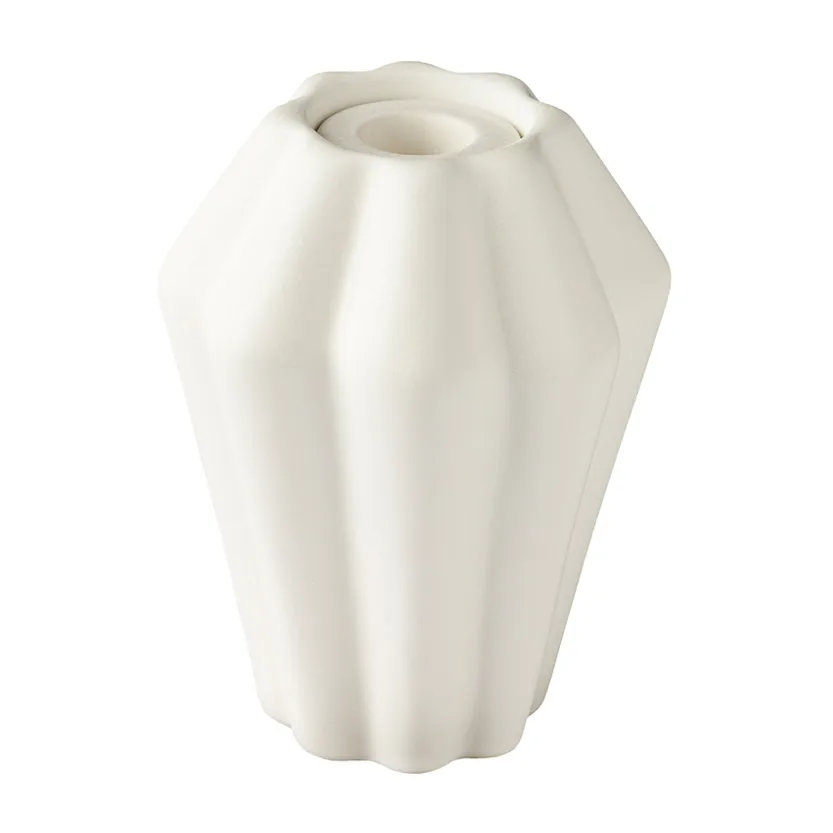 Birgit vase/lysholder 14 cm, Shell