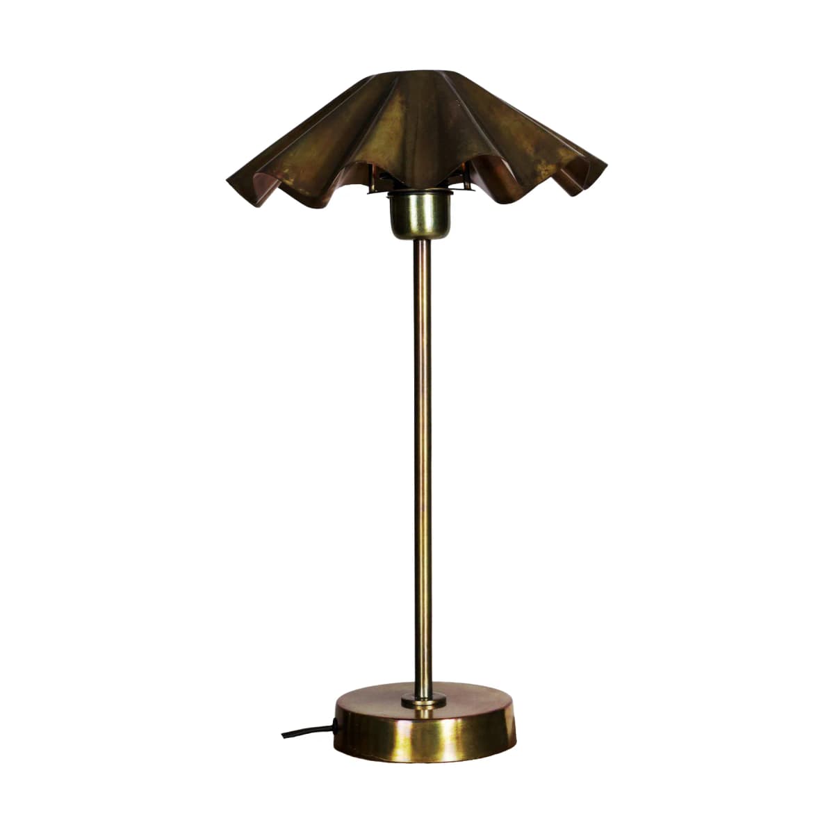 Aira bordlampe, Brent messing, 46 cm