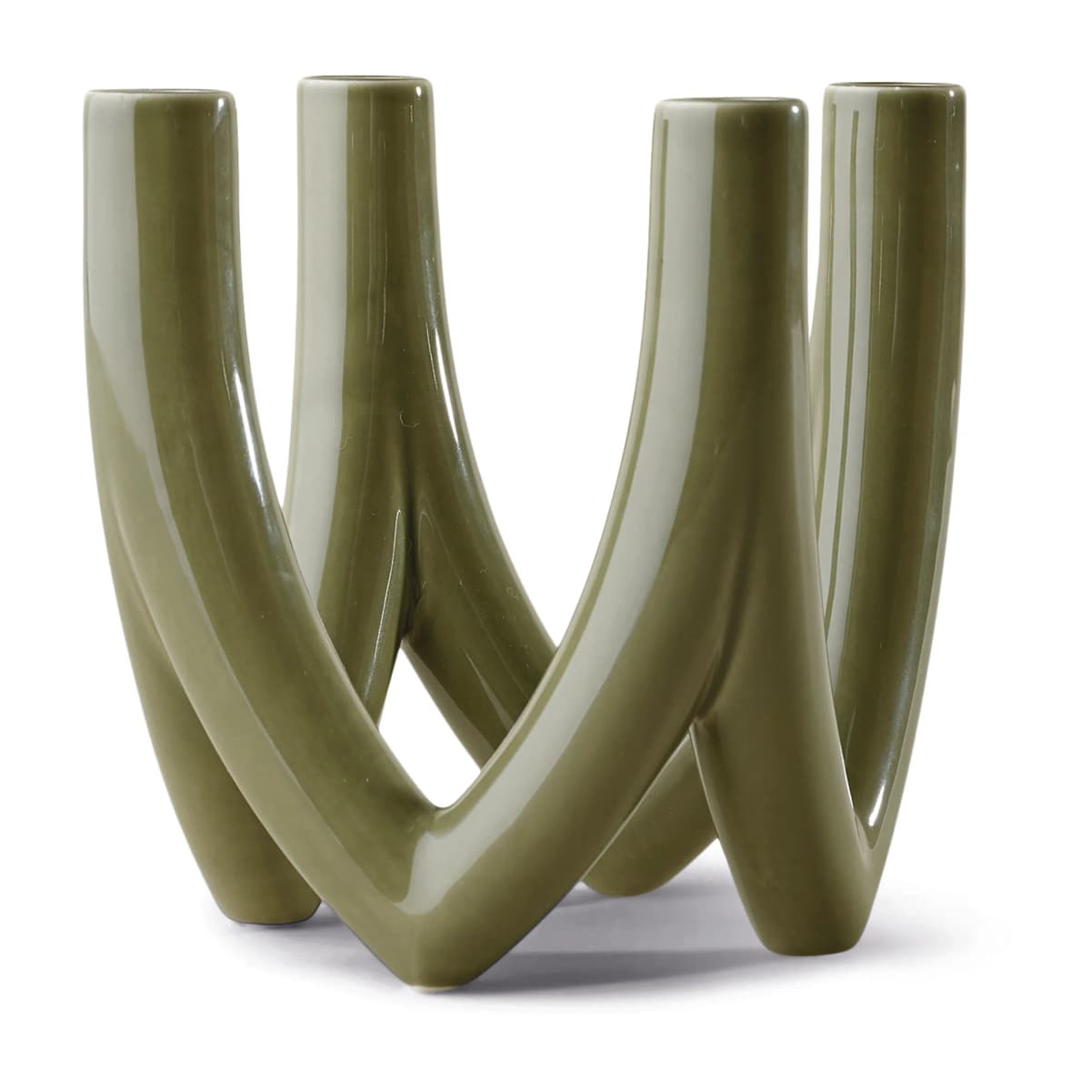 Chandelier lysestake no. 56, Olive Green