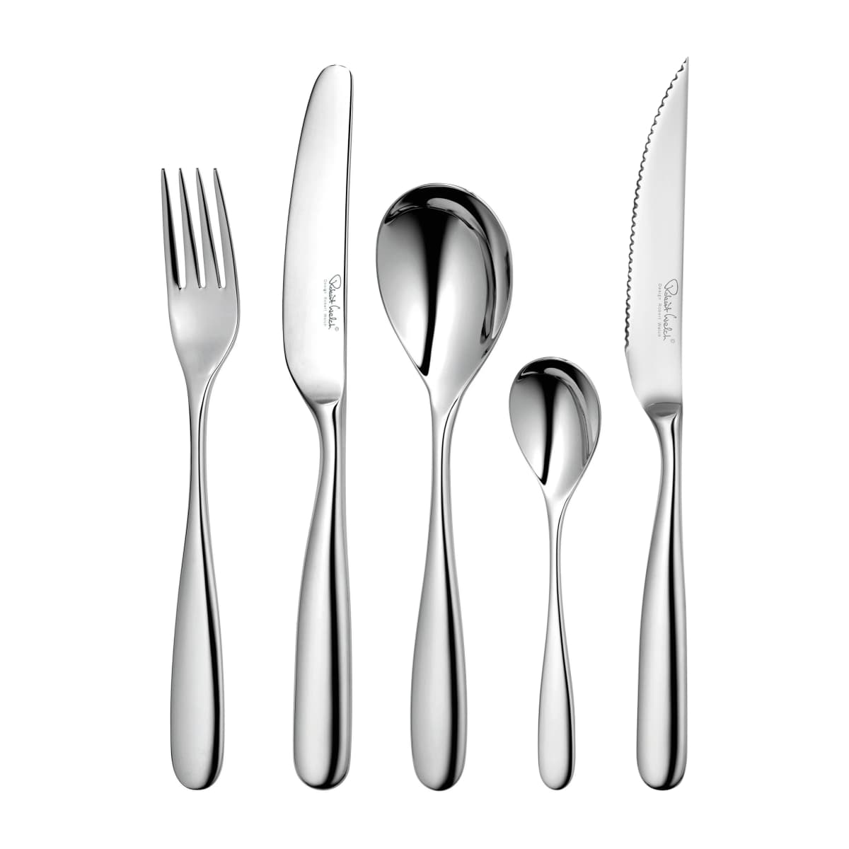 Stanton Bright bestikksett + grillkniv, 24 + 6 deler