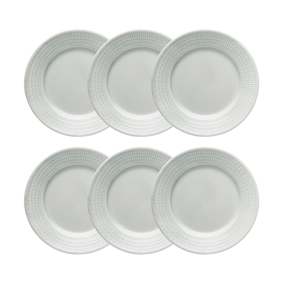 Swedish Grace asjett 6-pk Tåke (grå),