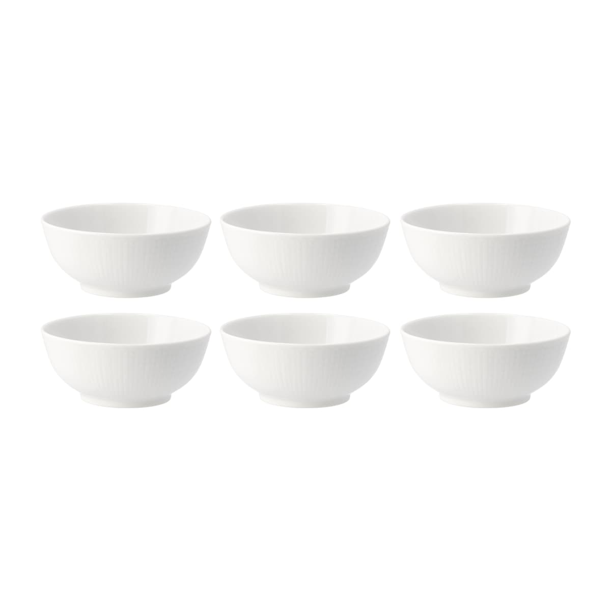 Swedish Grace skål 30 cl 6-pk snø (hvit),