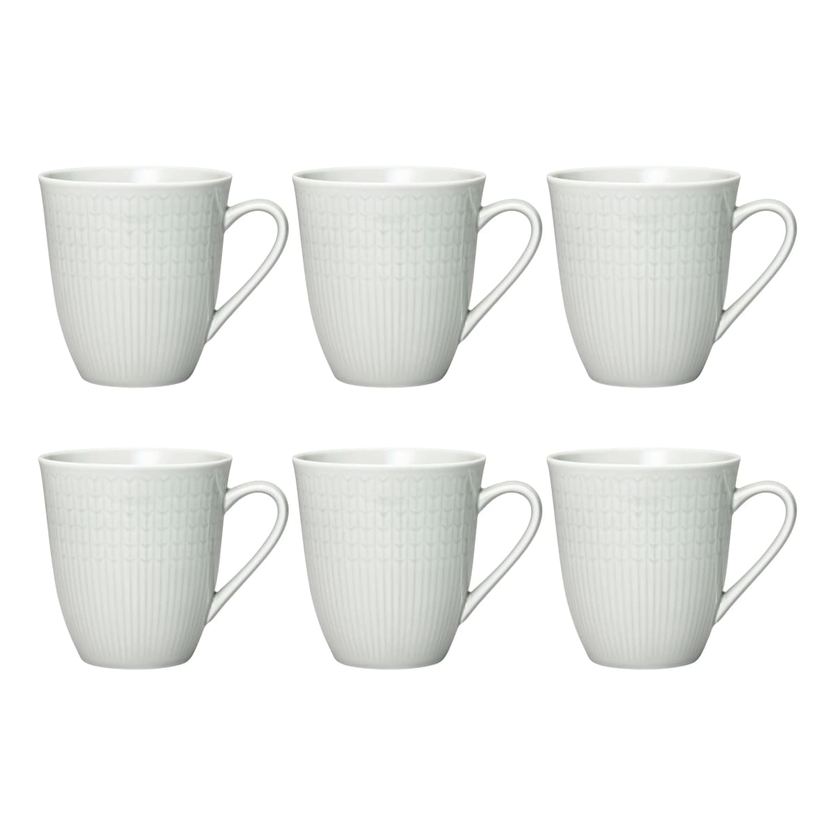 Swedish Grace stor kopp 6-pk Tåke (grå),