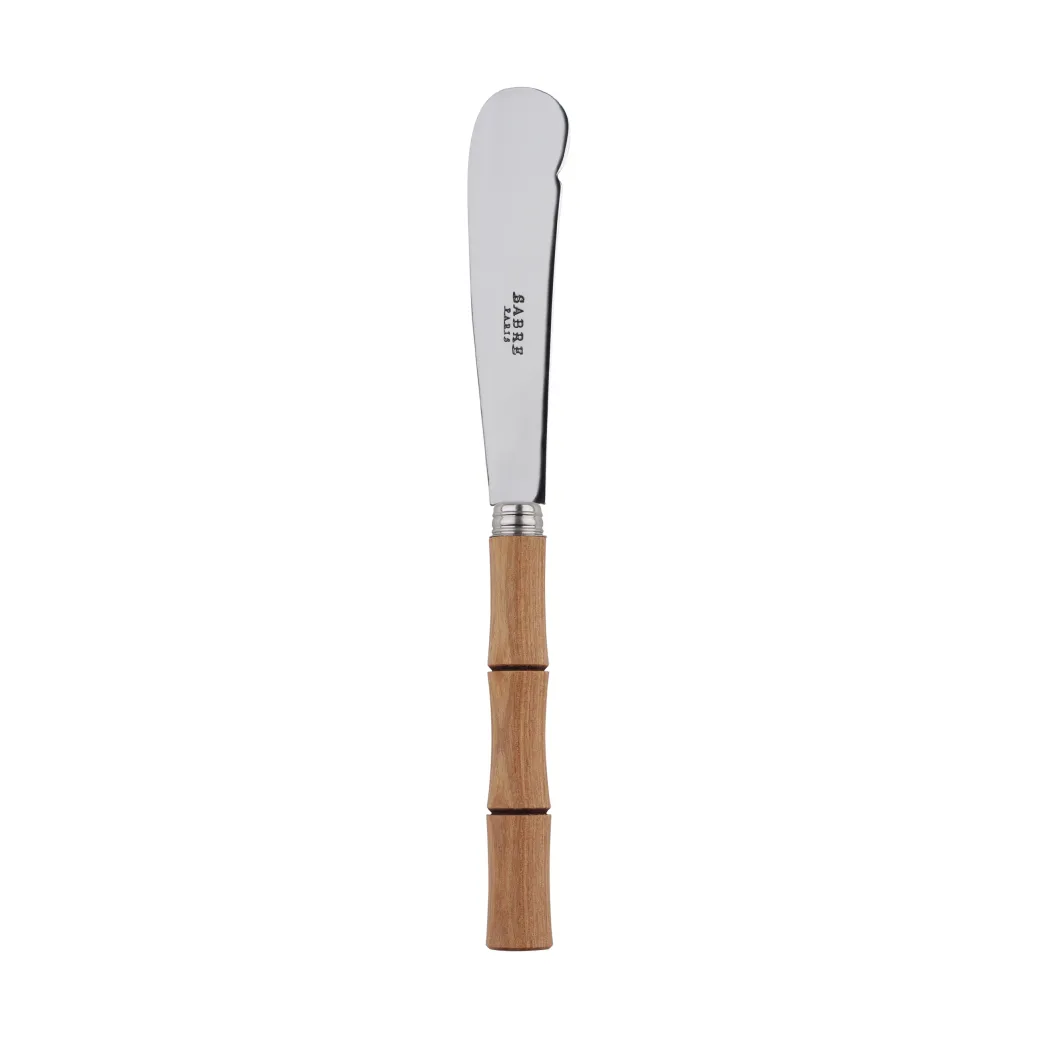 Bamboo shape smørkniv 16 cm, Light wood laminated