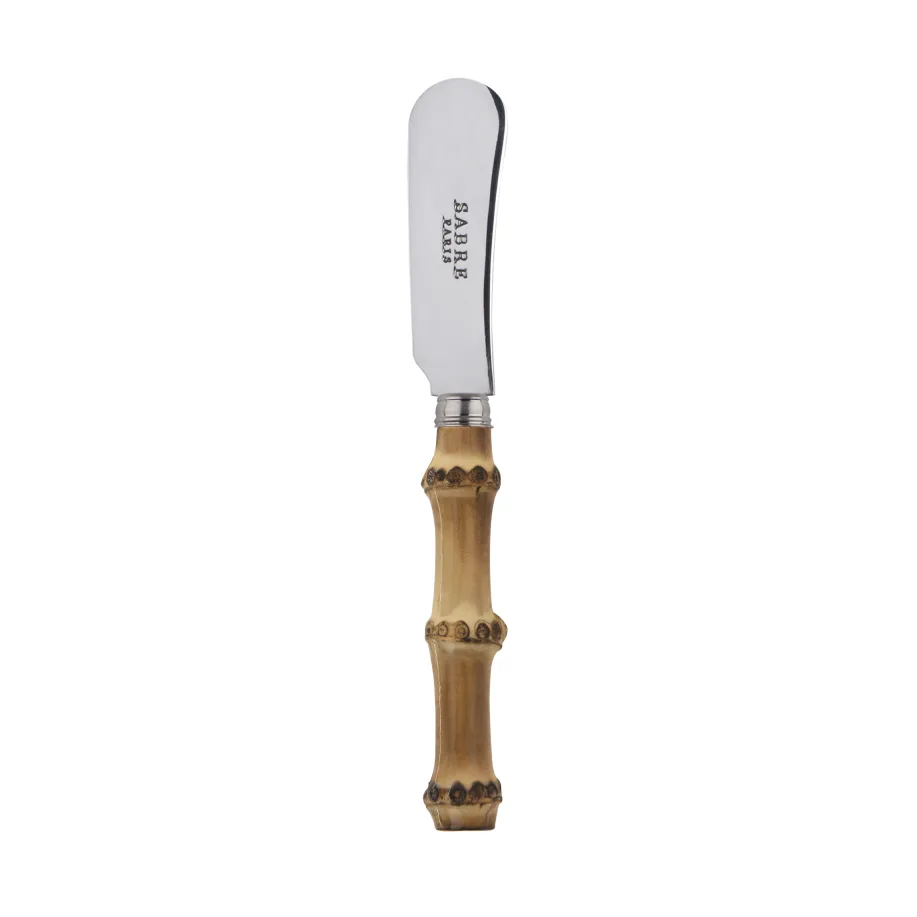 Panda smørkniv 14 cm, Bamboo light