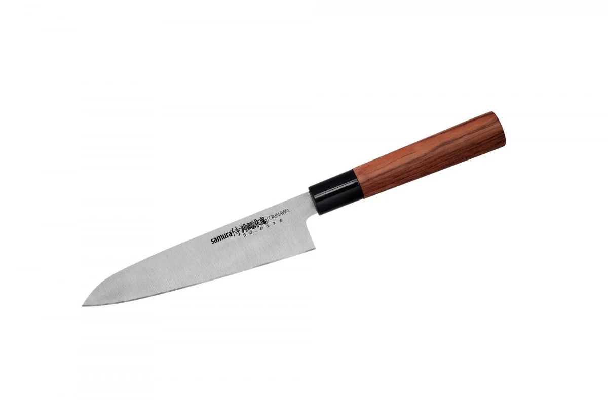 OKINAWA kokkekniv 17 cm, Svart