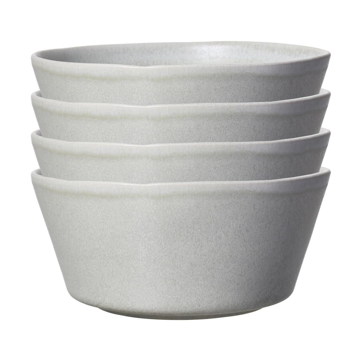 Sandsbro skål lysegrå, Ø15 cm, 4-pk,