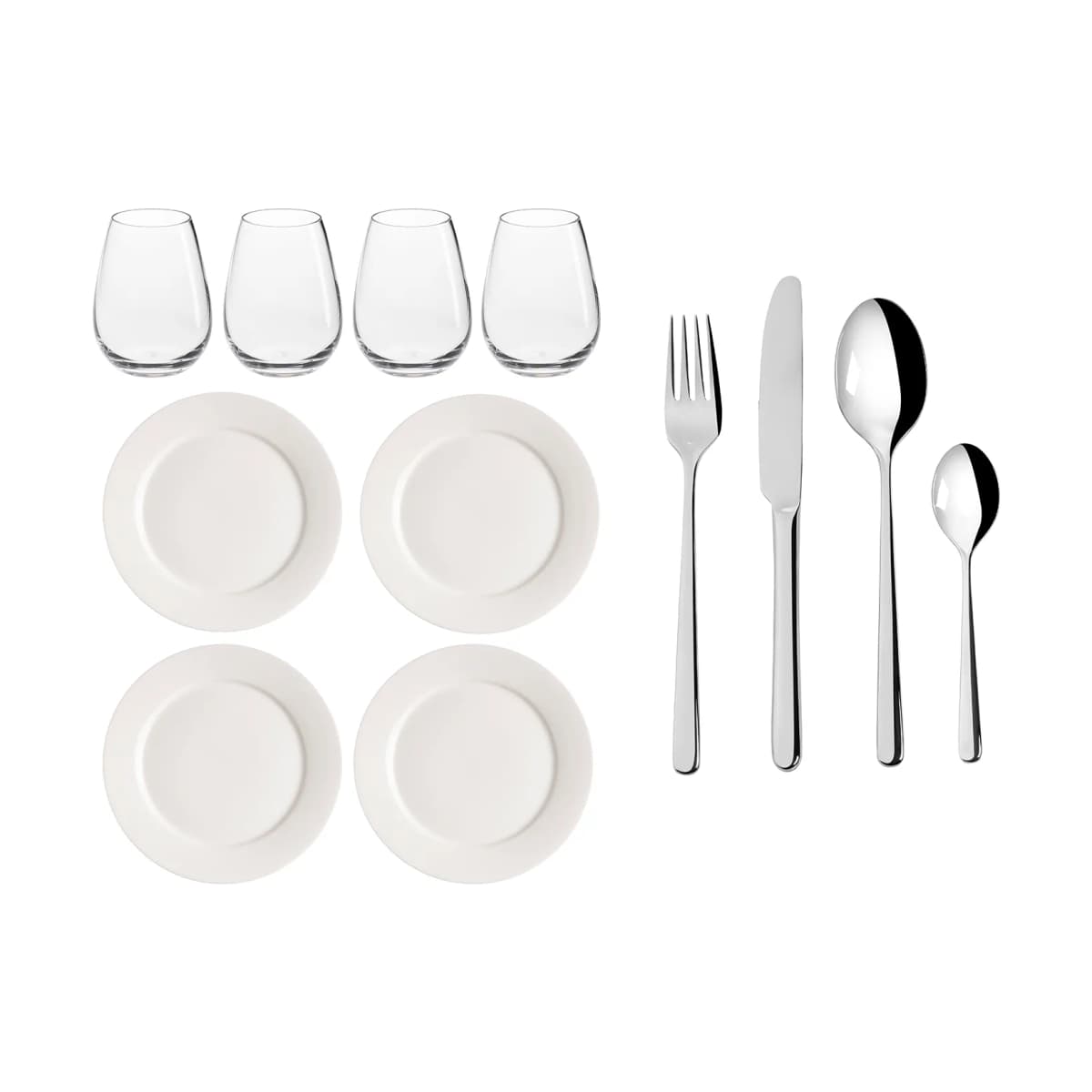 Scandi Living middagsstartsett 32 deler,