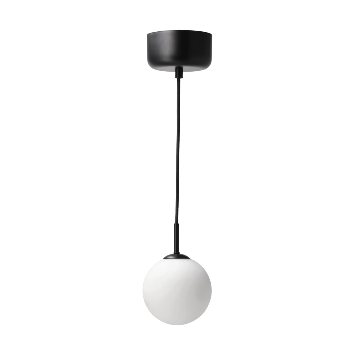 Solar pendel D15 cm, Frostet hvit