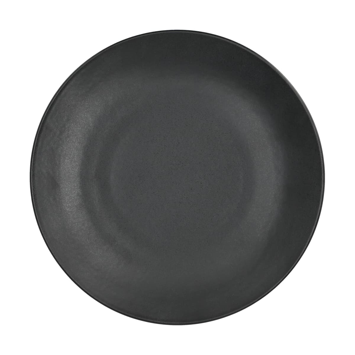 Terra middagstallerken, Svart steingods, Ø26,5 cm