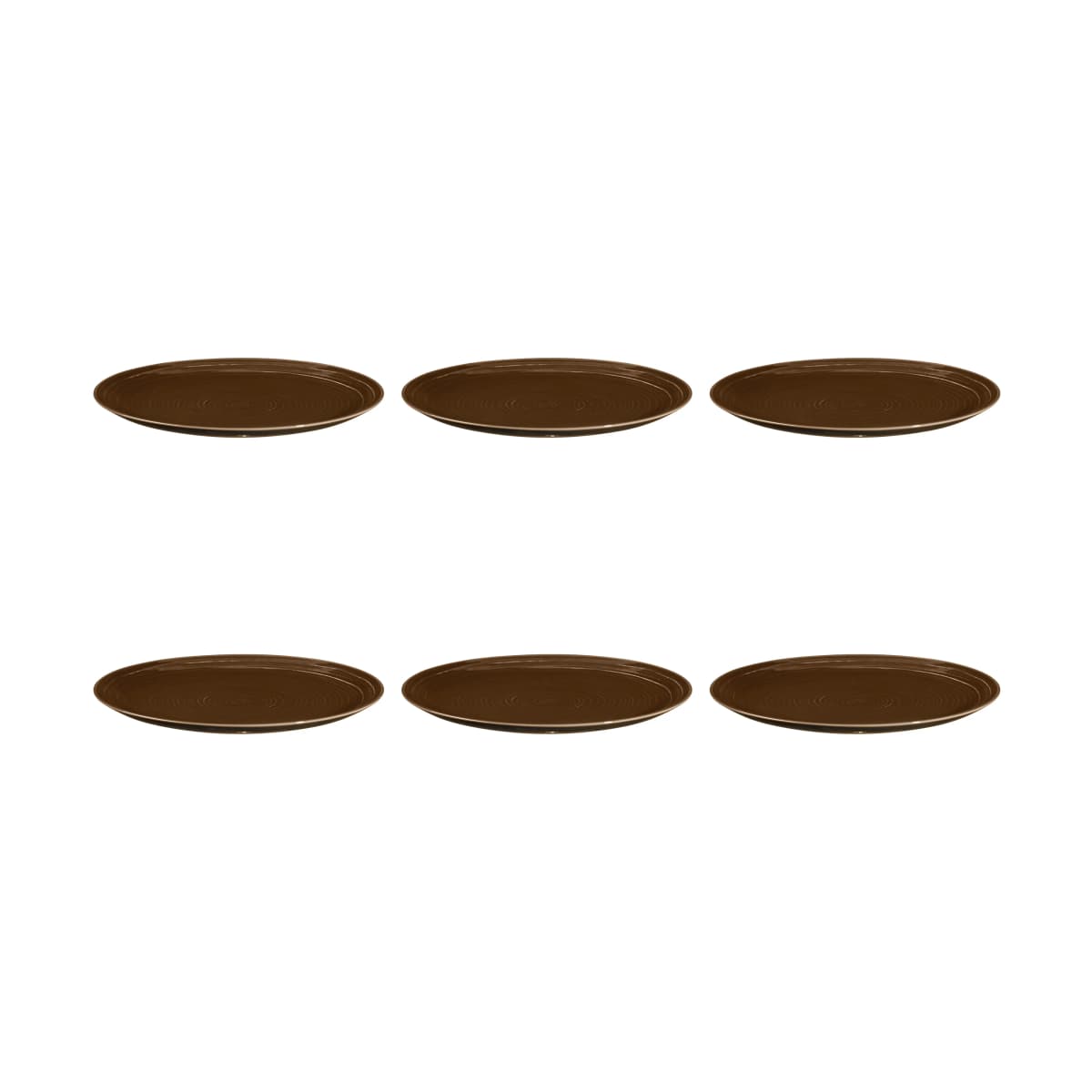 Terra tallerken Ø 27,8 cm 6-pakning, Earth Brown