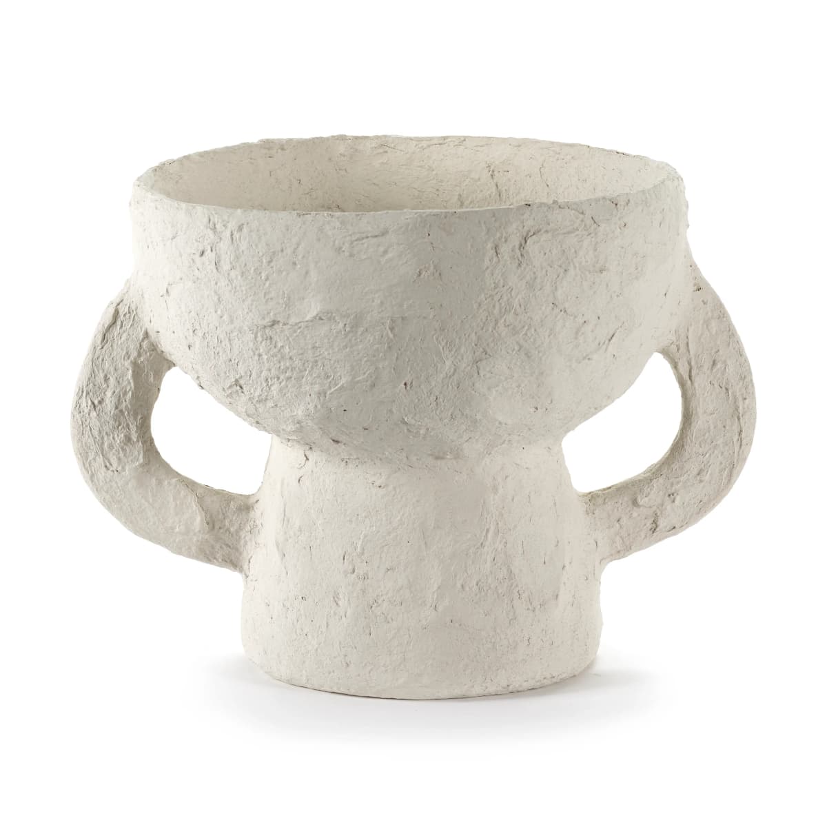 Earth vase S, White