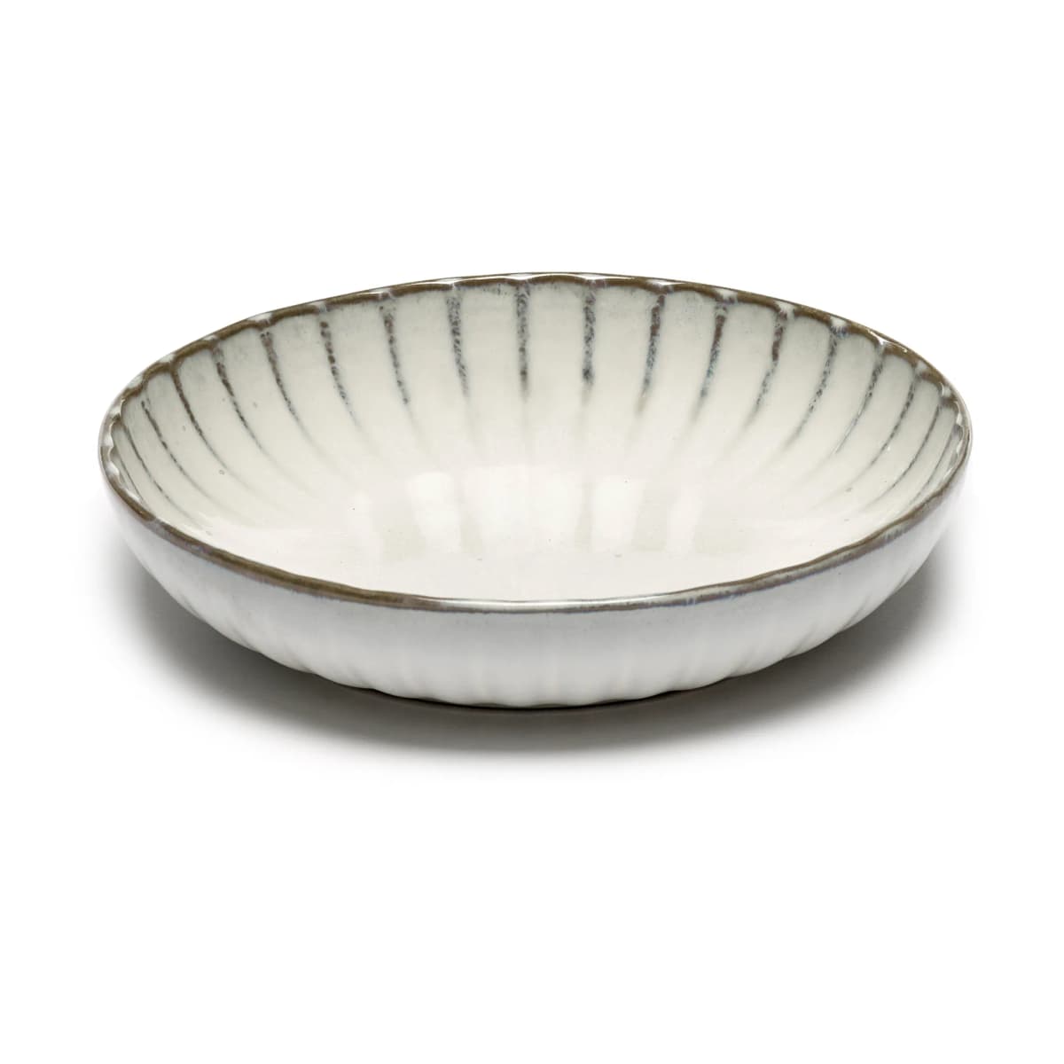 Inku høy tallerken S Ø19 cm, White