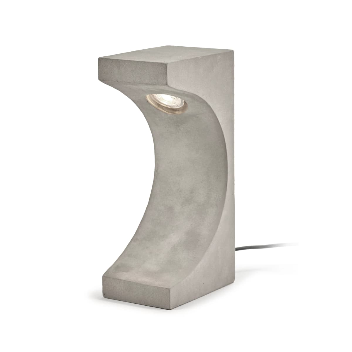 Tangent Concrete bordlampe 33 cm, Grey