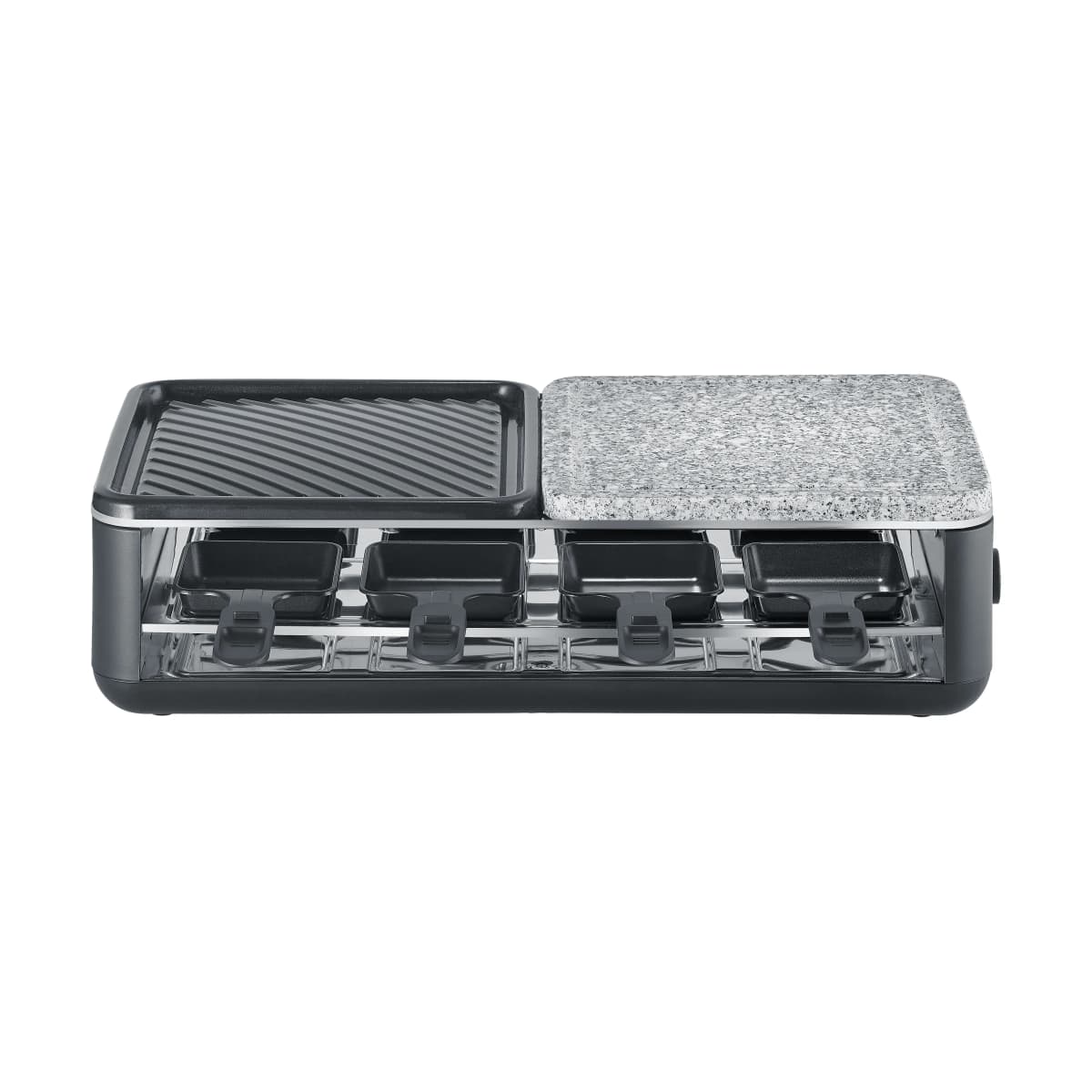 Black Line Raclette-grill og steinplate RG 2366, 16 deler