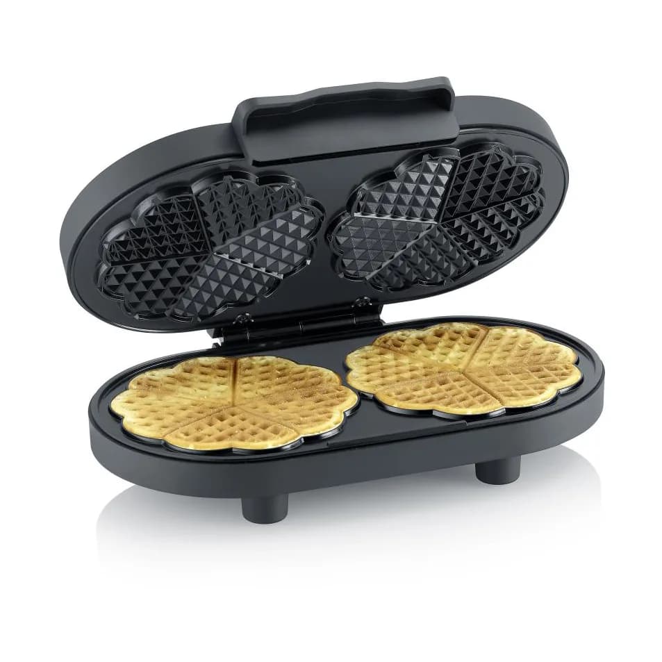 Severin vaffeljern dobbel WA 2118, Black