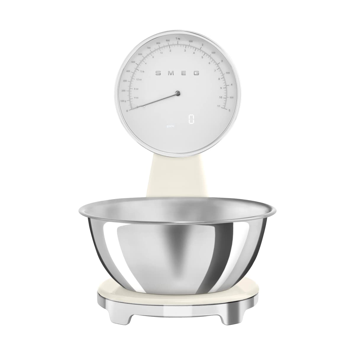 Smeg 50's Style analog kjøkkenvekt, Creme