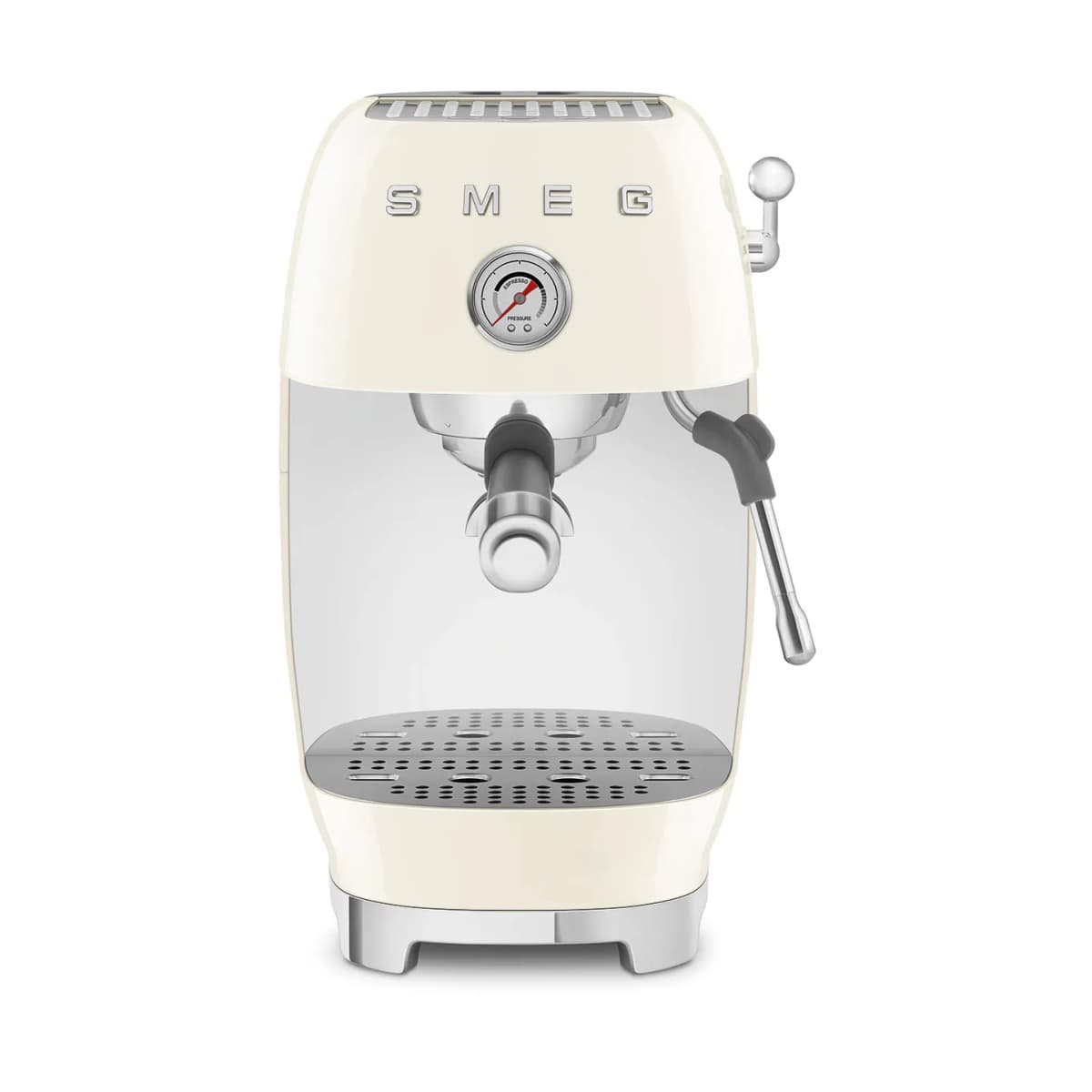 Smeg 50's style halvautomatisk espressomaskin ECF03, Cream