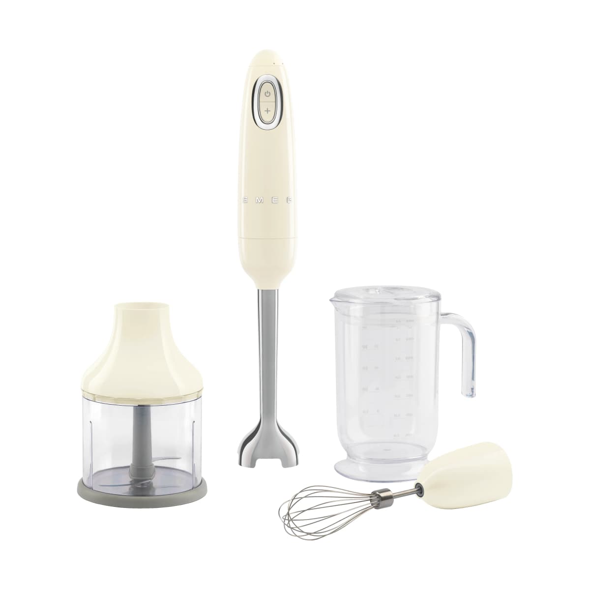 Smeg 50's Style stavmikser sett 4 deler, Creme