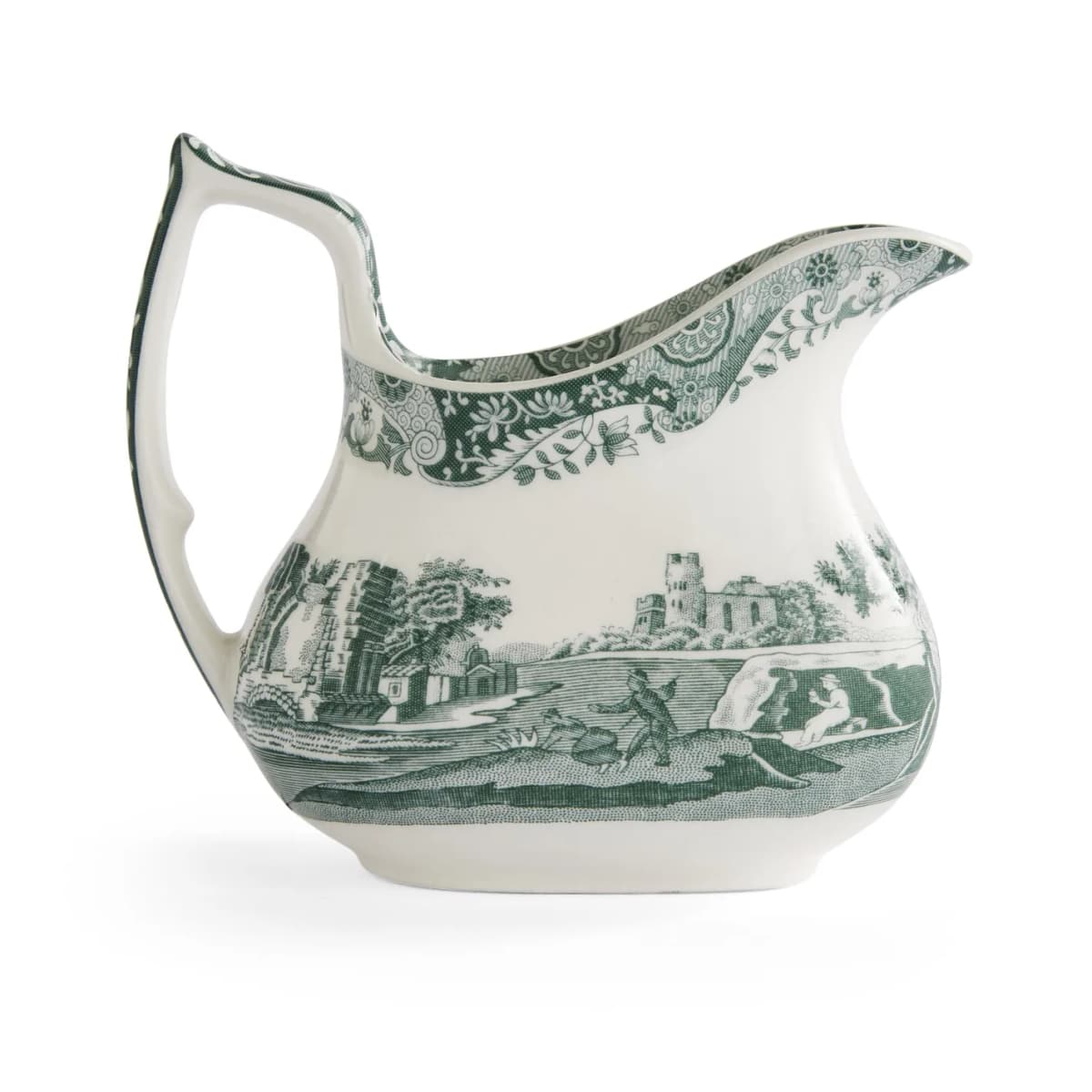 Heritage Green Italian fløtemugge, Grønn, 0,22 L