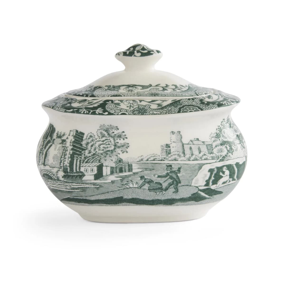 Heritage Green Italian sukkerskål, Grønn, 0,25 L