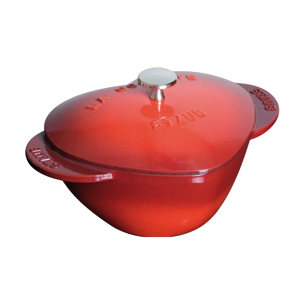 Staub La Cocotte hjertegryte 1,75 L, Rød