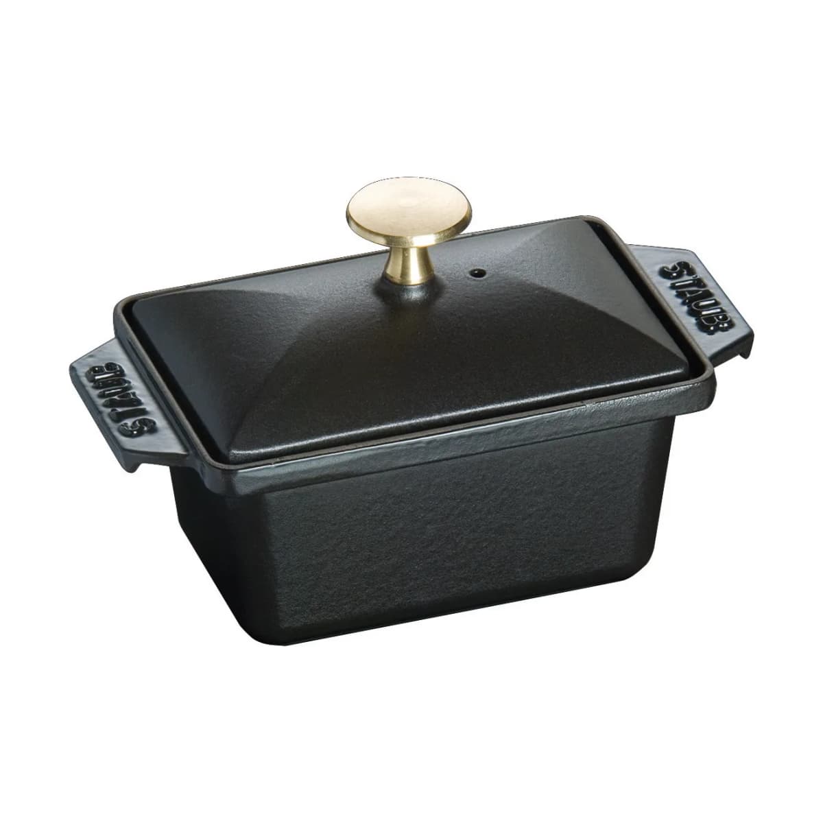 Staub Terrine ovnsform støpejern svart, 15x11 cm