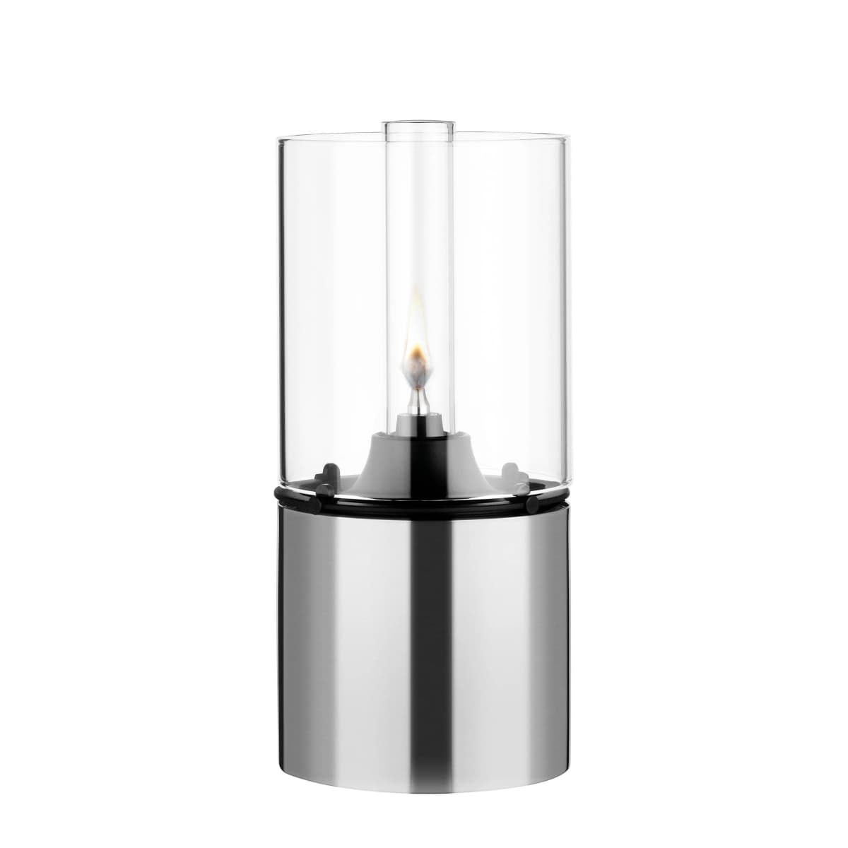 Stelton oljelampe, klarglass