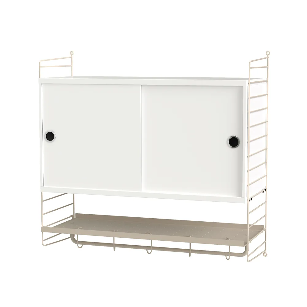 String soverom hvit & beige - Kombinasjon F,