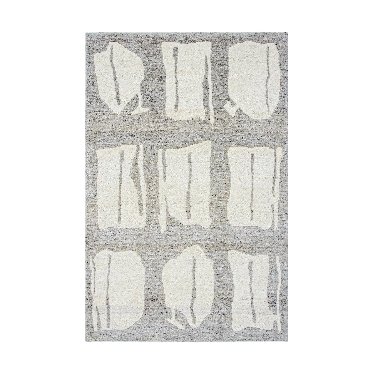 Millinge ullteppe, Ivory-gey, 170x240 cm