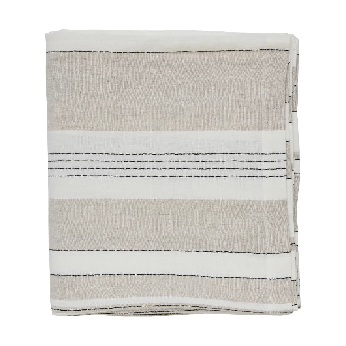 Noah bordduk, Beige stripe, 145x270 cm