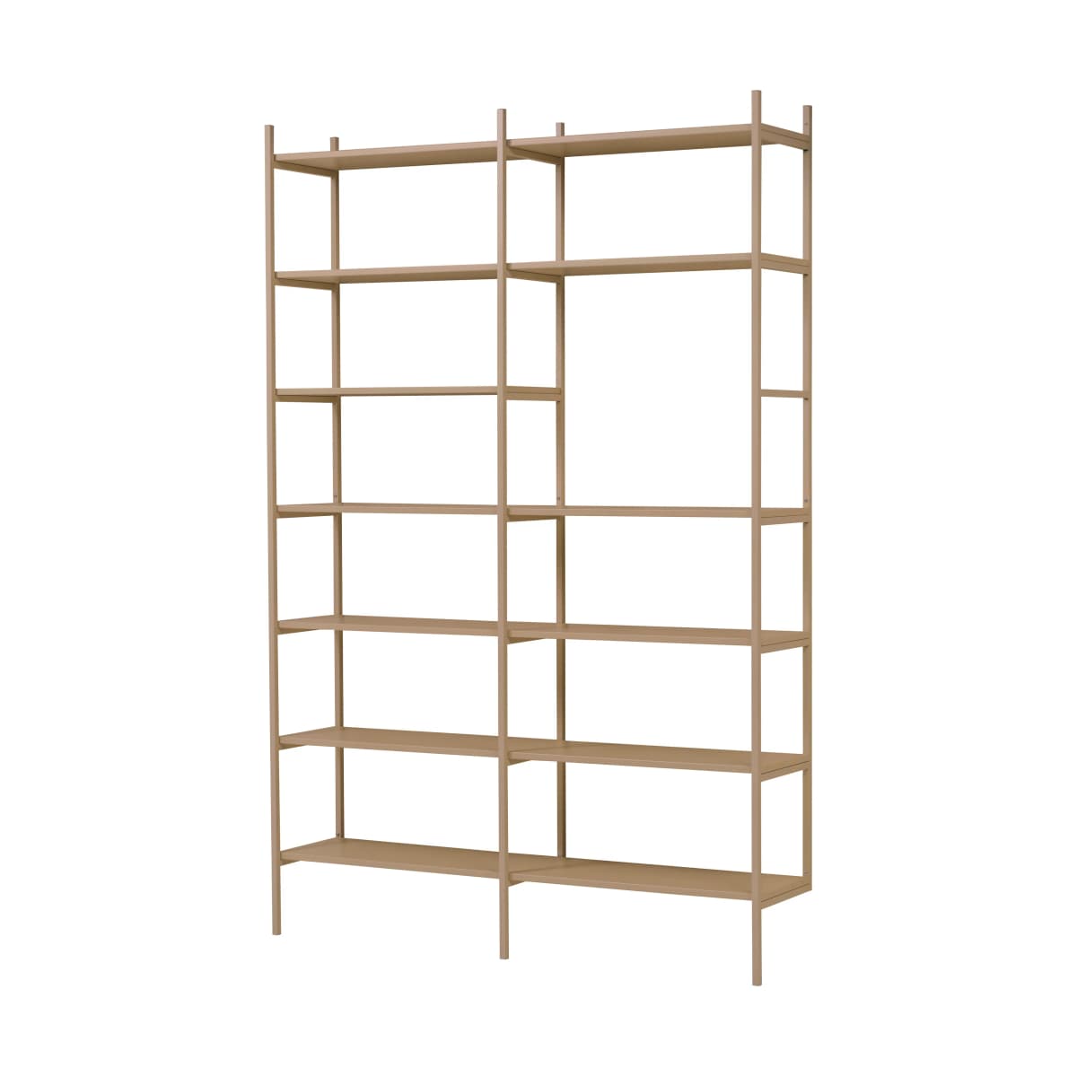 Portal bokhylle, Camel, 158 cm,