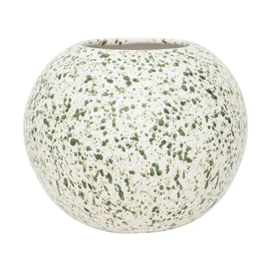 Nevio vase 18 cm, Green