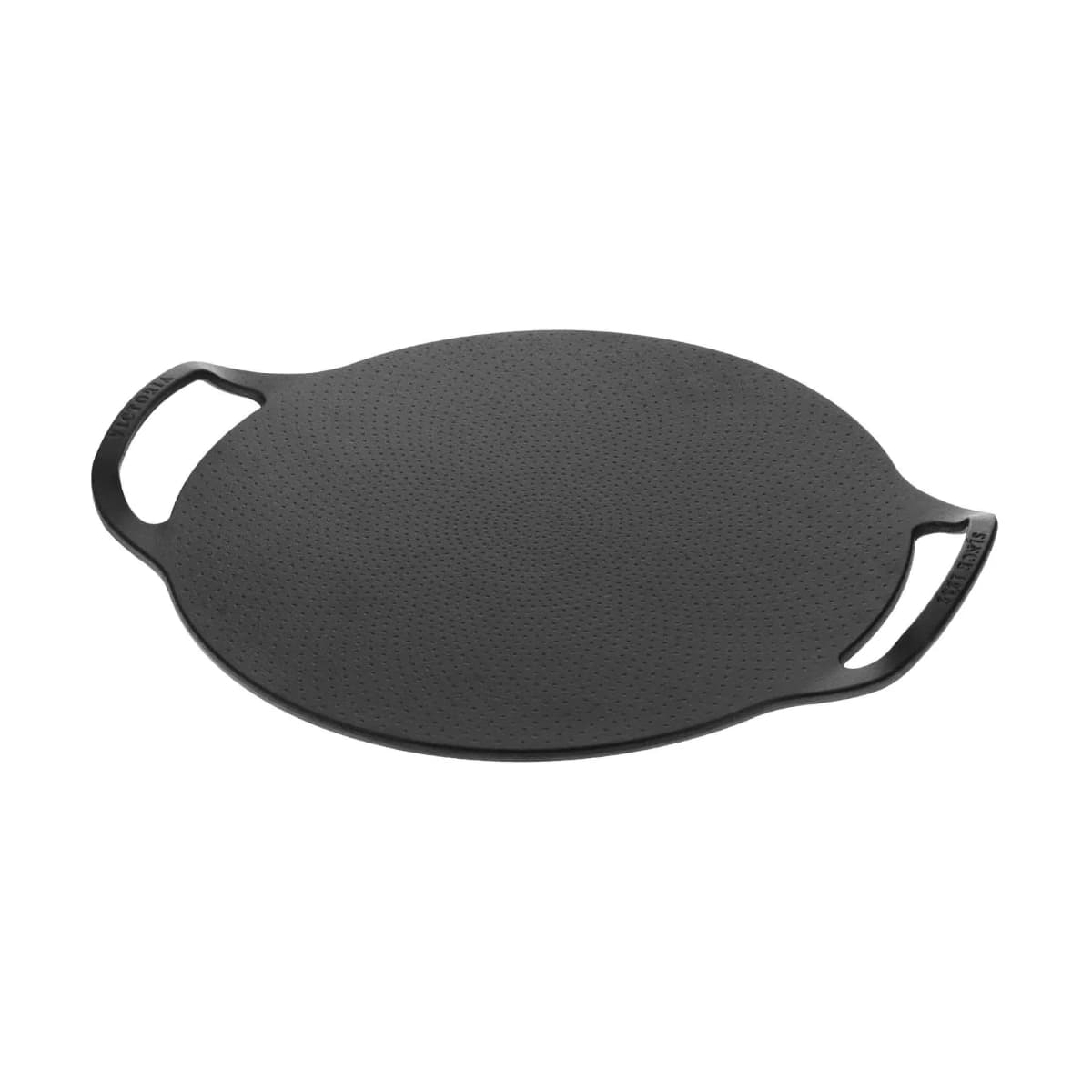 Victora pizzapanne støpejern to håndtak emaljert, Ø38 cm