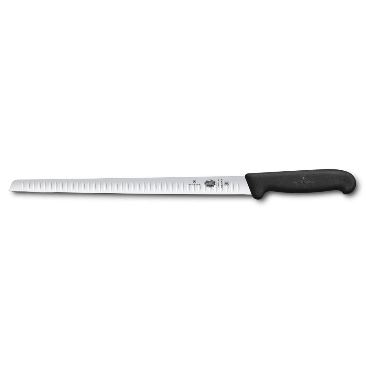 Fibrox laksekniv riflet 30 cm, Rustfritt stål