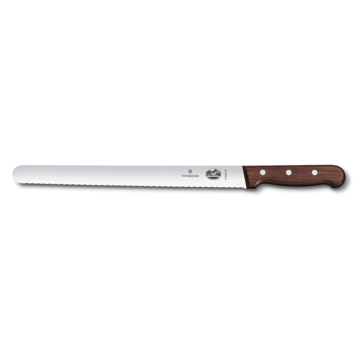 Victorinox skinkekniv bølgetannet 30 cm, Furu