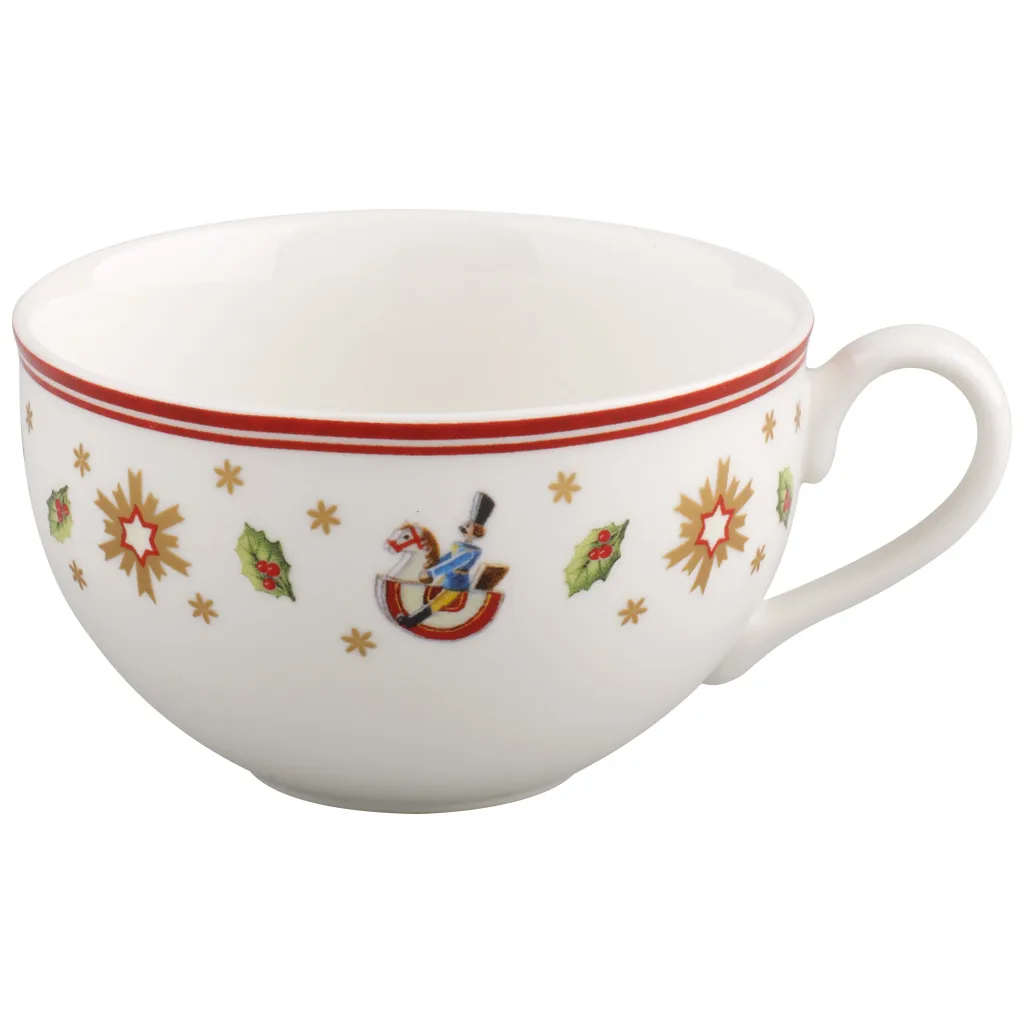 Toy's Delight kaffekopp 17 cl, Hvit-rød