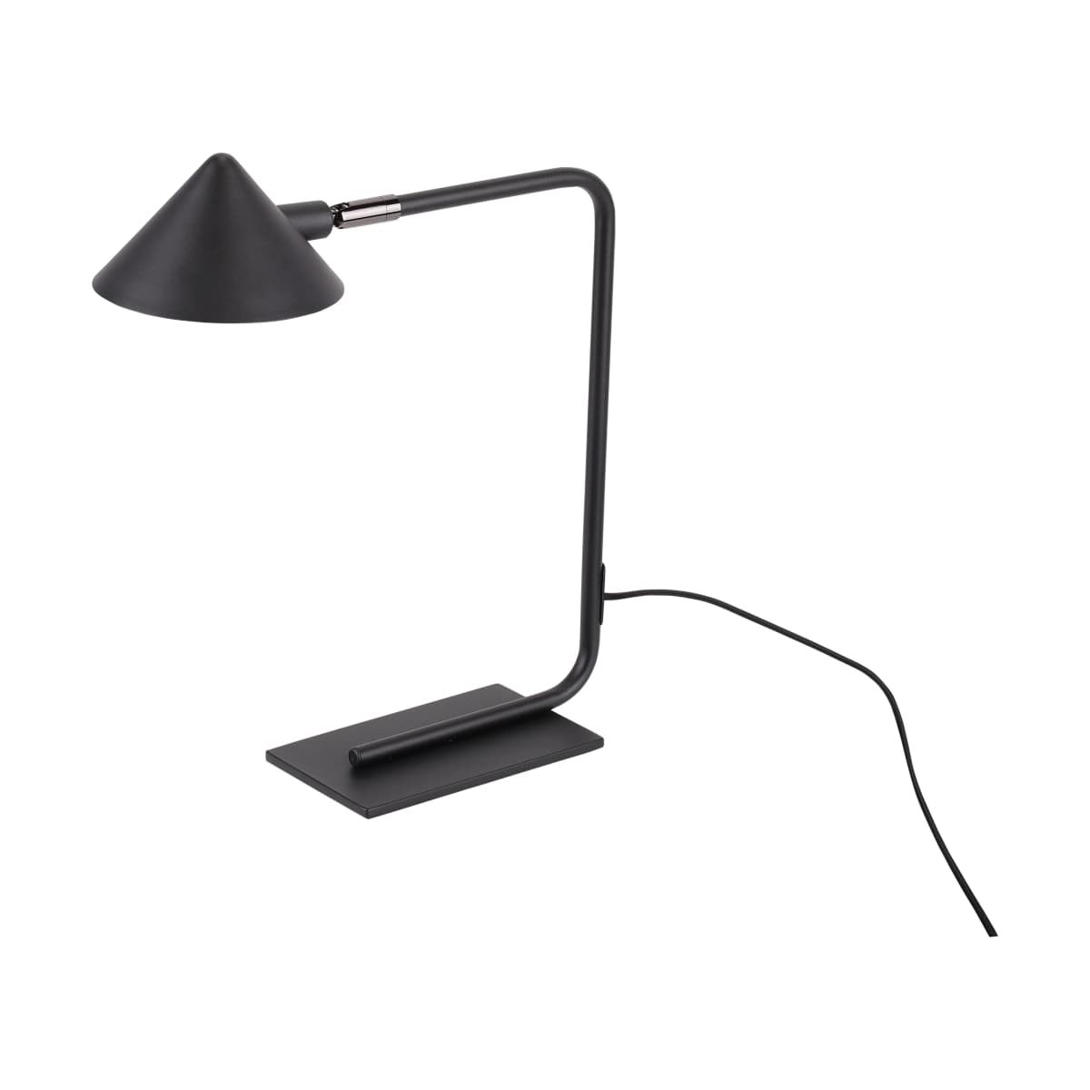 Kuro bordlampe, Black, Ø14x40 cm