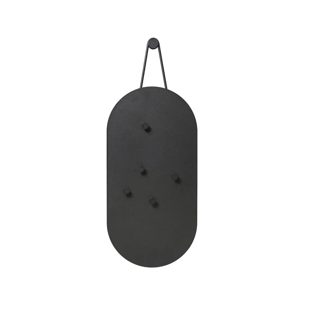 A-Bulletin Board oppslagstavle, black, inkl. magneter