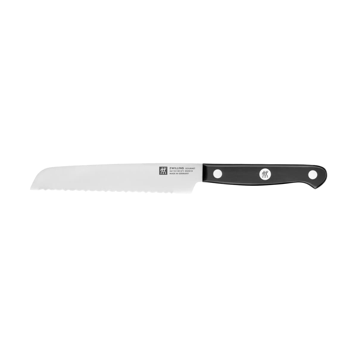 Zwilling Gourmet tagget universalkniv 13 cm, Svart-rustfritt stål