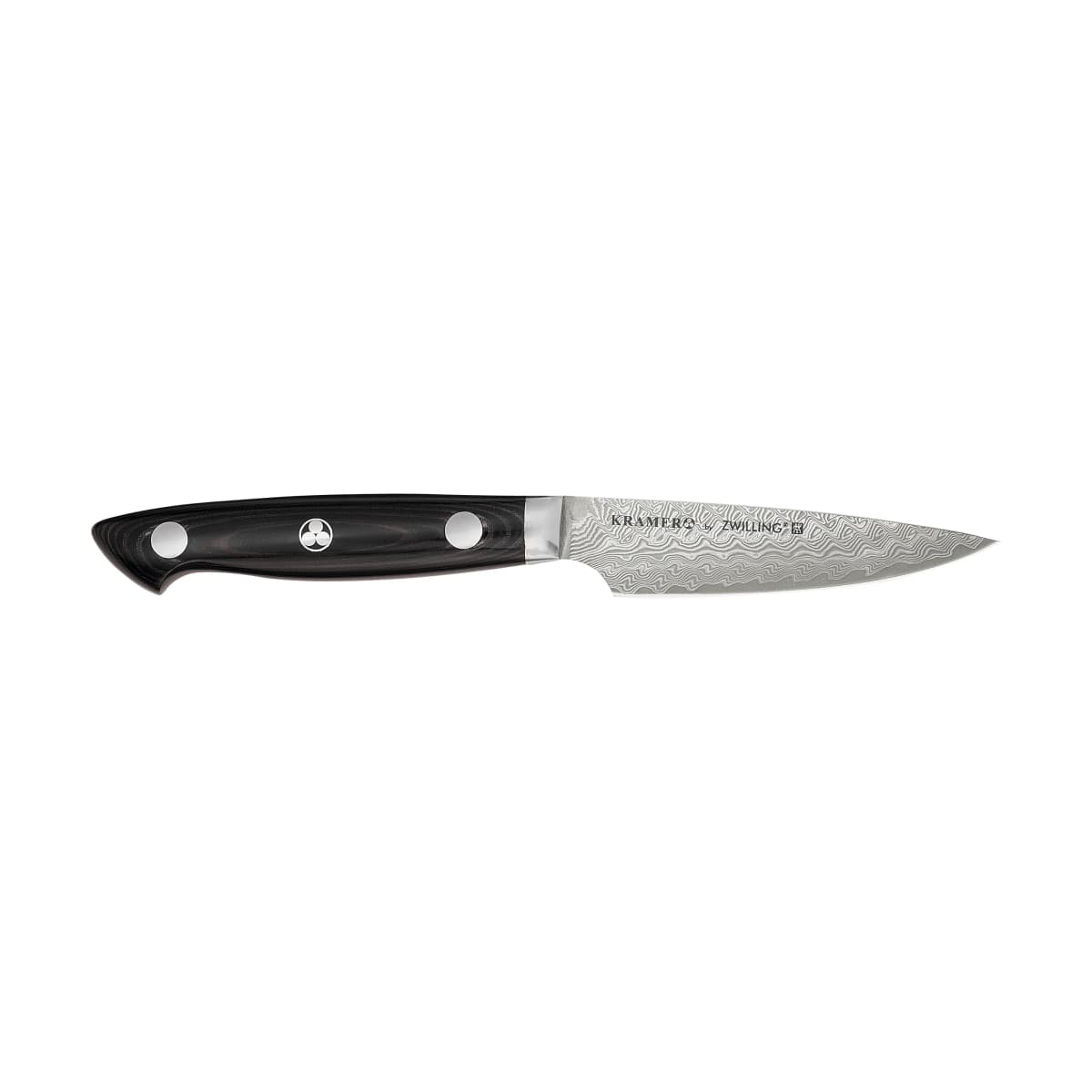 Zwilling Kramer euro stainless skrellekniv 9 cm, Damaskus-svart