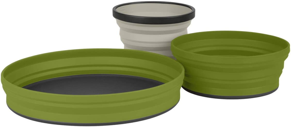 X-Set 3 Bowl, Mug, Plate Black