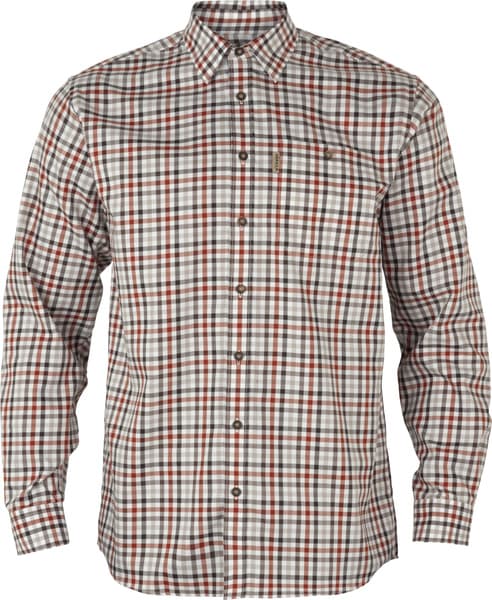Milford Shirt Bloodstone Red/White