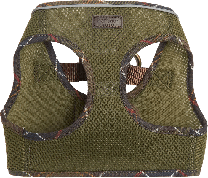 Mesh Dog Harness Olive