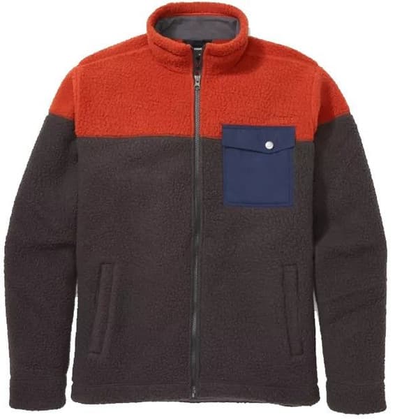 M's Aros Fleece Jacket Dark Steel/Picante/Arctic Navy